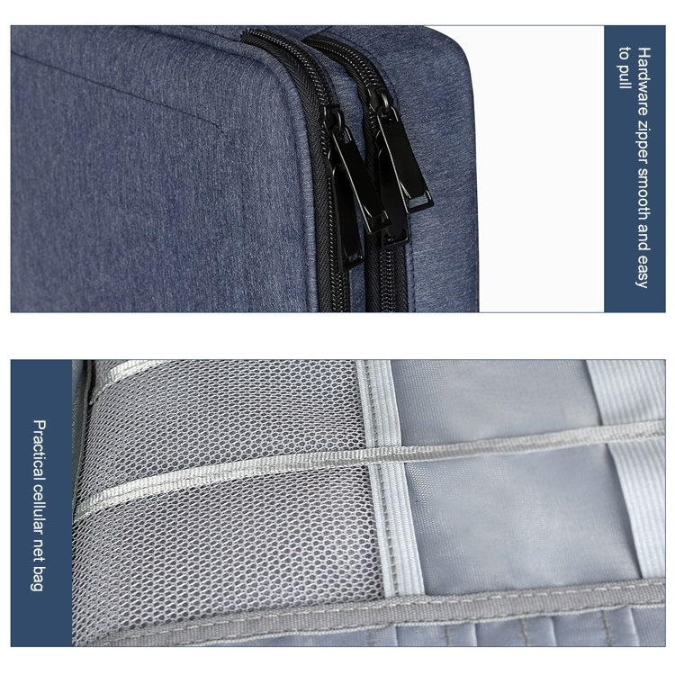 Grande custodia multifunzione in nylon impermeabile per iPad, dimensioni: 29 x 21 x 8 cm