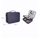 Grande custodia multifunzione in nylon impermeabile per iPad, dimensioni: 29 x 21 x 8 cm
