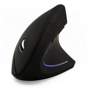 Versione a batteria Mouse wireless Mouse ottico verticale da 2,4 GHz, Battery Version (Black), Battery Version (White)