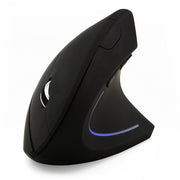 Versione a batteria Mouse wireless Mouse ottico verticale da 2,4 GHz, Battery Version (Black), Battery Version (White)