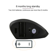 Versione a batteria Mouse wireless Mouse ottico verticale da 2,4 GHz, Battery Version (Black), Battery Version (White)