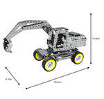 642PCS Biella Manuale Escavatore Assemblaggio FAI DA TE Building Block Giocattoli Educativi Kit Per MoFun SW-031