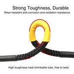 140 pz/scatola impermeabile ad alta tenacità resistenza all'ossidazione sigillo termorestringente tubo di filo di testa, consegna colore casuale, Butt Wire Tube