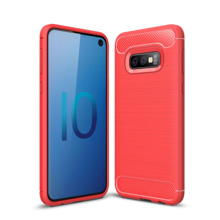 Custodia TPU fibra di carbonio per Samsung Galaxy S10e