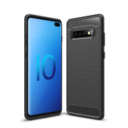 Custodia TPU fibra di carbonio per Samsung Galaxy S10+
