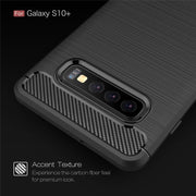 Custodia TPU fibra di carbonio per Samsung Galaxy S10+