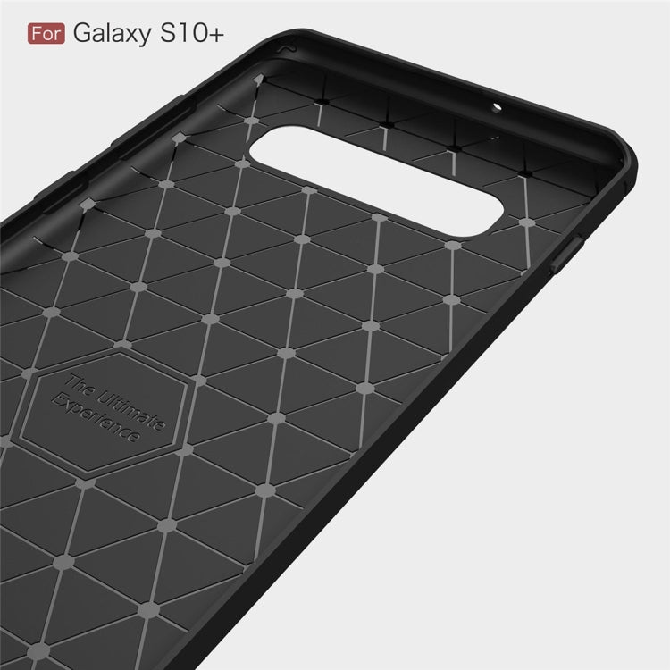 Custodia TPU fibra di carbonio per Samsung Galaxy S10+