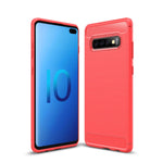 Custodia TPU fibra di carbonio per Samsung Galaxy S10+