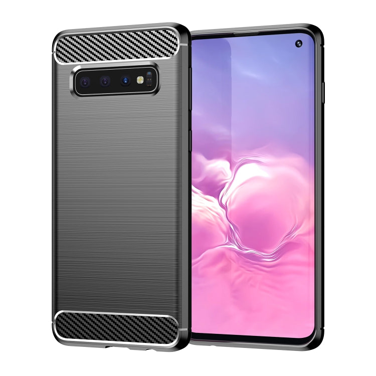 Custodia TPU fibra di carbonio per Samsung Galaxy S10