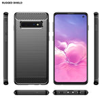 Custodia TPU fibra di carbonio per Samsung Galaxy S10