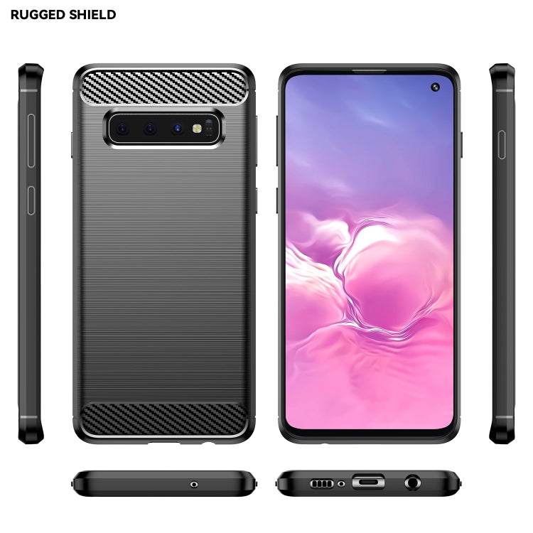 Custodia TPU fibra di carbonio per Samsung Galaxy S10