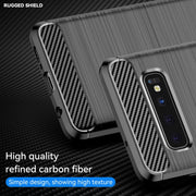 Custodia TPU fibra di carbonio per Samsung Galaxy S10
