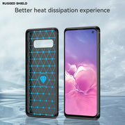 Custodia TPU fibra di carbonio per Samsung Galaxy S10