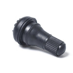 Stelo valvola corto in gomma nera a scatto (TR412) con chiave per nucleo valvola per fori tubeless da 11,5 mm da 0,453 pollici su pneumatici standard per veicoli, TR412