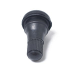 Stelo valvola corto in gomma nera a scatto (TR412) con chiave per nucleo valvola per fori tubeless da 11,5 mm da 0,453 pollici su pneumatici standard per veicoli, TR412