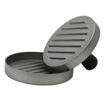 Stampo per hamburger in lega di alluminio per uso alimentare per uso domestico Rivestimento antiaderente per cucina Stampo per hamburger con 40 fogli di carta siliconata, 1PC Black Handle
