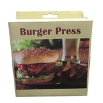 Stampo per hamburger in lega di alluminio per uso alimentare per uso domestico Rivestimento antiaderente per cucina Stampo per hamburger con 40 fogli di carta siliconata, 1PC Black Handle