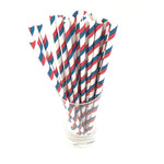 50 PCS Colore degradabile Protezione ambientale Paglia di carta a righe Paglia di carta Kraft usa e getta, Kraft Paper Straw(Gold), Kraft Paper Straw(Star), Kraft Paper Straw(Red Blue), Kraft Paper Straw(Red Green)