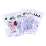 HENGJIA VI026 7 cm / 24 g strato di nuoto completo esche rigide in plastica esche da pesca set attrezzatura esche, insaccato