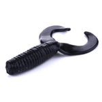 HENGJIA SO105 20 PCS 3,5 cm / 0,9 g Esca morbida a doppia coda per la pesca in mare