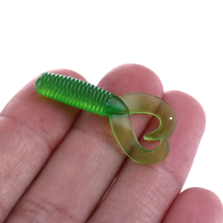 HENGJIA SO105 20 PCS 3,5 cm / 0,9 g Esca morbida a doppia coda per la pesca in mare