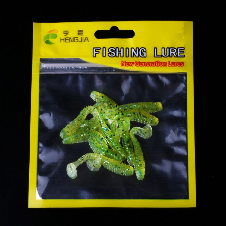 HENGJIA SO041 5cm/0.6g 10 PCS Pesca Wobbler Soft Jigging Fishing Lure Worm Swimbaits Silicone Bait