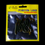 HENGJIA SO041 5cm/0.6g 10 PCS Pesca Wobbler Soft Jigging Fishing Lure Worm Swimbaits Silicone Bait