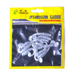 HENGJIA SO041 5cm/0.6g 10 PCS Pesca Wobbler Soft Jigging Fishing Lure Worm Swimbaits Silicone Bait