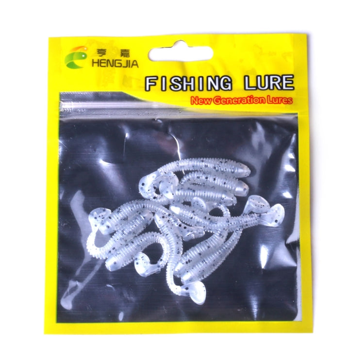 HENGJIA SO041 5cm/0.6g 10 PCS Pesca Wobbler Soft Jigging Fishing Lure Worm Swimbaits Silicone Bait