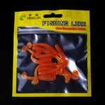 HENGJIA SO041 5cm/0.6g 10 PCS Pesca Wobbler Soft Jigging Fishing Lure Worm Swimbaits Silicone Bait