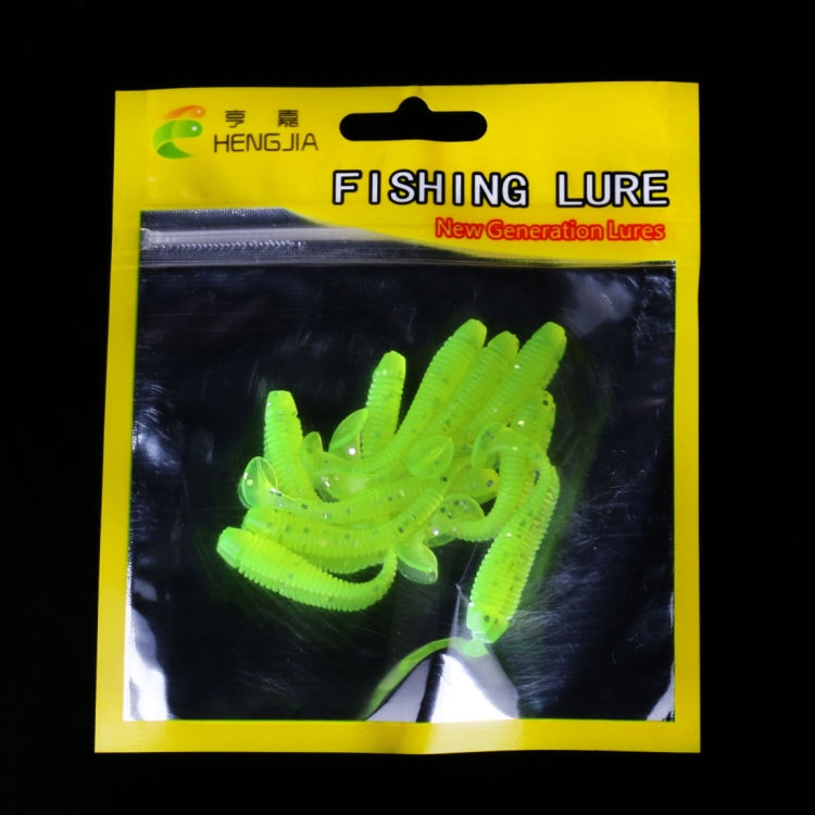 HENGJIA SO041 5cm/0.6g 10 PCS Pesca Wobbler Soft Jigging Fishing Lure Worm Swimbaits Silicone Bait