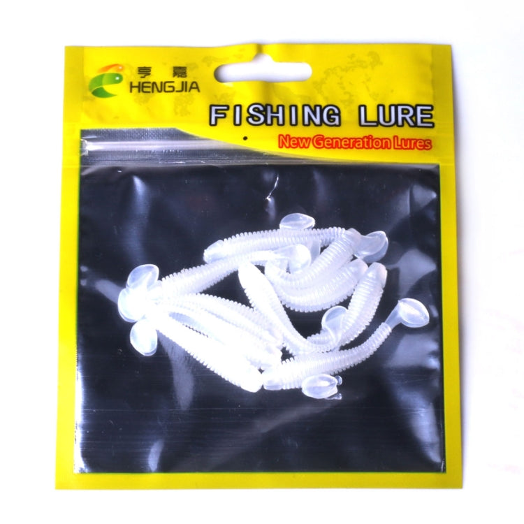 HENGJIA SO041 5cm/0.6g 10 PCS Pesca Wobbler Soft Jigging Fishing Lure Worm Swimbaits Silicone Bait