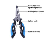 HENGJIA QT013 Multifunzionale In Acciaio Inox Jaw Pinze Da Pesca Forbici Gancio Strumento di Rimozione Linea Taglierina Attrezzatura Da Pesca, HENGJIA QT013