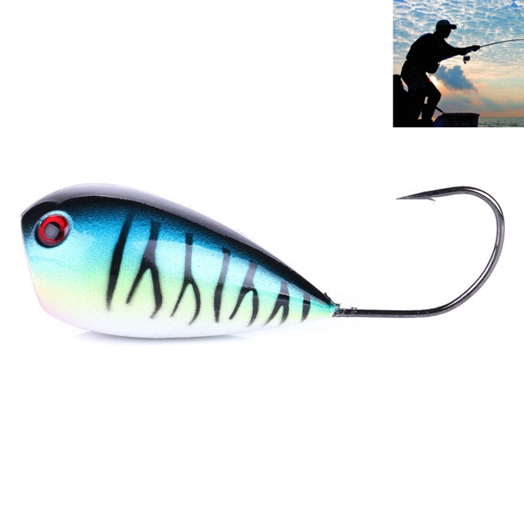 HENGJIA PO036 8 cm / 13 g bocca grande amo singolo che colpisce l'onda d'acqua esca dura esca attrezzatura da pesca all'aperto esca esca per la pesca attrezzatura da pesca, PO036-1, PO036-2, PO036-3, PO036-4, PO036-5, PO036-6, PO036-7, PO036-8