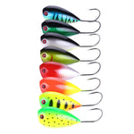 HENGJIA PO036 8 PCS 8 cm / 13 g Bocca grande Amo singolo che colpisce l'onda d'acqua Esca dura Esca Attrezzatura da pesca all'aperto Esca Esche da pesca Attrezzatura da pesca, PO036