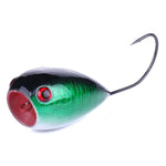 HENGJIA PO036 8 PCS 8 cm / 13 g Bocca grande Amo singolo che colpisce l'onda d'acqua Esca dura Esca Attrezzatura da pesca all'aperto Esca Esche da pesca Attrezzatura da pesca, PO036