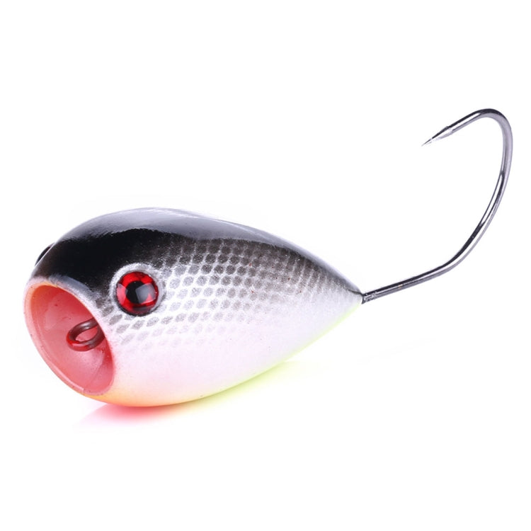 HENGJIA PO036 8 PCS 8 cm / 13 g Bocca grande Amo singolo che colpisce l'onda d'acqua Esca dura Esca Attrezzatura da pesca all'aperto Esca Esche da pesca Attrezzatura da pesca, PO036