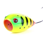 HENGJIA PO036 8 PCS 8 cm / 13 g Bocca grande Amo singolo che colpisce l'onda d'acqua Esca dura Esca Attrezzatura da pesca all'aperto Esca Esche da pesca Attrezzatura da pesca, PO036