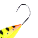 HENGJIA PO036 8 PCS 8 cm / 13 g Bocca grande Amo singolo che colpisce l'onda d'acqua Esca dura Esca Attrezzatura da pesca all'aperto Esca Esche da pesca Attrezzatura da pesca, PO036