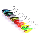 HENGJIA PO036 8 PCS 8 cm / 13 g Bocca grande Amo singolo che colpisce l'onda d'acqua Esca dura Esca Attrezzatura da pesca all'aperto Esca Esche da pesca Attrezzatura da pesca, PO036