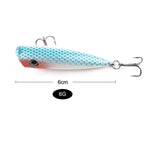 HENGJIA PO035 6cm/6g 5 PCS Simulazione Esche rigide Esche da pesca Set Esche per attrezzatura Adatta per acqua salata e acqua dolce, PO035 5pcs