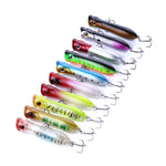 HENGJIA PO032 8cm / 12g Simulazione Esche rigide Esche da pesca con ganci Affrontare esche Fit Acqua salata e acqua dolce, PO032 1#, PO032 2#, PO032 3#, PO032 4#, PO032 5#, PO032 6#, PO032 7#, PO032 8#, PO032 9#, PO032 10#