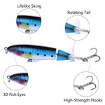 HENGJIA PE018 10cm/13g elica a forma di trattore esche rigide esche da pesca affrontare esche adatte acqua salata e acqua dolce, PE018 1#, PE018 2#, PE018 3#, PE018 4#, PE018 5#, PE018 6#, PE018 7#, PE018 8#