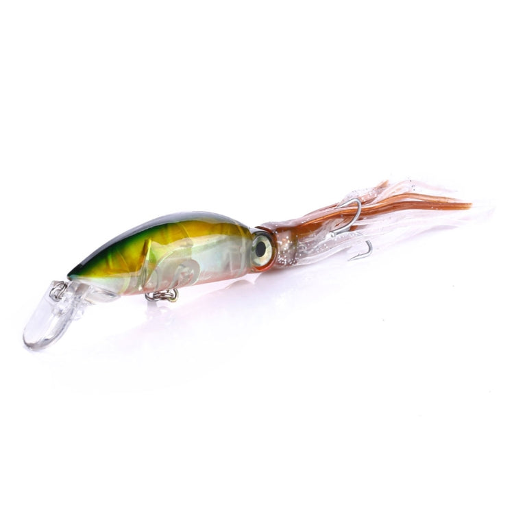 HENGJIA JIZ002 10 cm/16,6 g 8 pezzi esche rigide a forma di calamari a forma di polpo grande esche da pesca a tiro lungo esche da attrezzatura adatta per pesca in mare e pesca d'acqua dolce, insaccato, 8 PCS