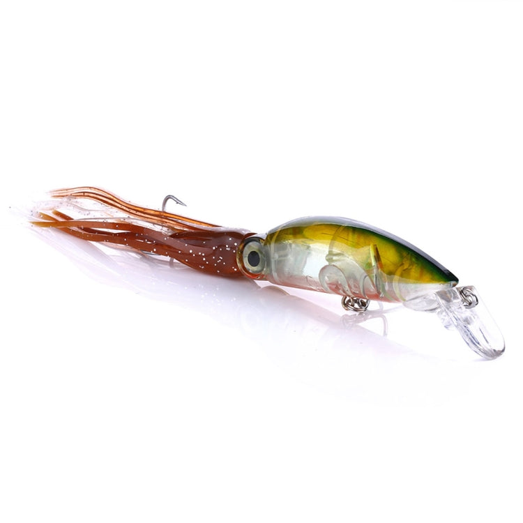 HENGJIA JIZ002 10 cm/16,6 g 8 pezzi Esche rigide a forma di calamari a forma di polpo grande Esche da pesca a tiro lungo Esche da attrezzatura per pesca in mare e pesca d'acqua dolce, in scatola, 8 PCS Boxed