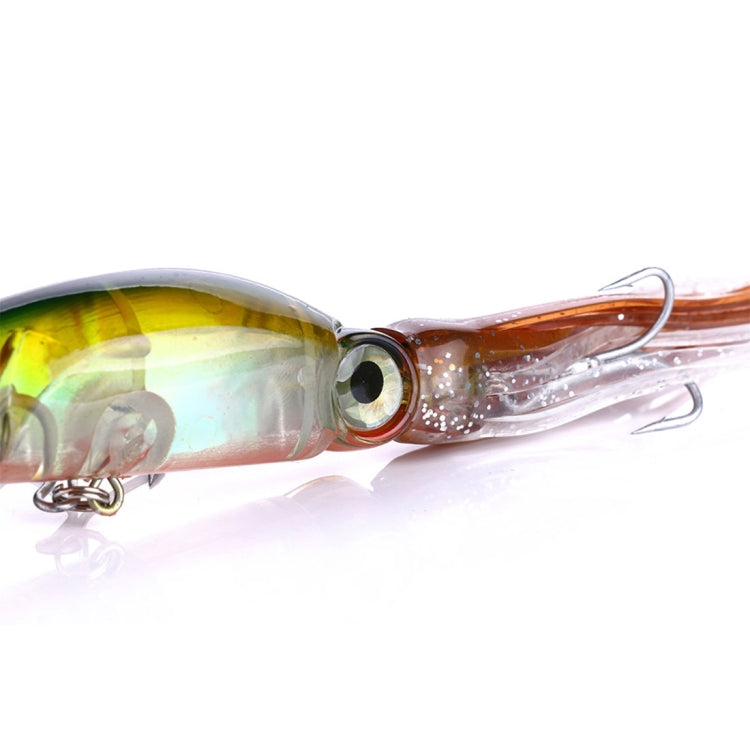 HENGJIA JIZ002 10 cm/16,6 g 8 pezzi Esche rigide a forma di calamari a forma di polpo grande Esche da pesca a tiro lungo Esche da attrezzatura per pesca in mare e pesca d'acqua dolce, in scatola, 8 PCS Boxed