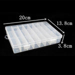 HENGJIA qt022 Twenty Four Grid Impermeabile Multifunzione Attrezzi da pesca Scatola trasparente per attrezzatura da pesca, qt022