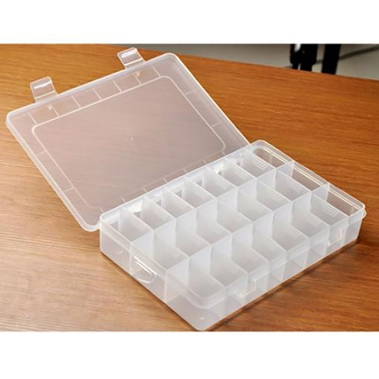 HENGJIA qt022 Twenty Four Grid Impermeabile Multifunzione Attrezzi da pesca Scatola trasparente per attrezzatura da pesca, qt022