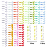 HENGJIA SO002150T 6.5CM/2G 150 PCS Esche da pesca all'aperto Set di esche per pesci per la pesca