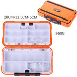 HENGJIA qt020 Ganci per attrezzi da pesca multifunzione impermeabili e scatola per esche da pesca, grandi dimensioni: 20 x 11,5 x 5 cm, 20 x 11.5 x 5cm